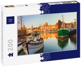 Lais Puzzle - Morgenstimmung in der Altstadt von Danzig in Polen - 200 Teile