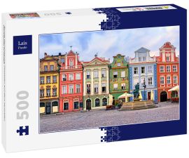 Lais Puzzle - Bunte Renaissance-Fassaden auf dem zentralen Marktplatz in Posen - 500 Teile
