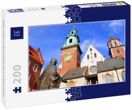 Lais Puzzle - Krakau - Statue von Papst Johannes Paul II. im Wawel-Schloss - 200 Teile