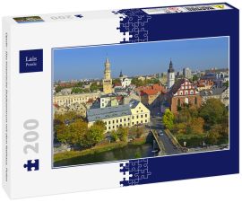 Lais Puzzle - Opole - Das historische Stadtzentrum mit dem Rathaus. Polen - 200 Teile