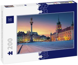 Lais Puzzle - Warschau. Bild der Altstadt von Warschau, Polen bei Sonnenuntergang - 200 Teile