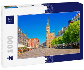 Lais Puzzle - Hauptrathaus und Langer Markt Dlugi Targ in Danzig, Polen - 1.000 Teile