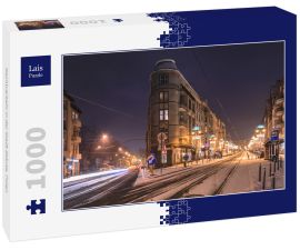 Lais Puzzle - Nachtverkehr in der Stadt Zabrze, Polen - 1.000 Teile