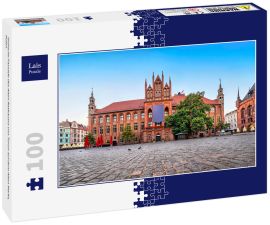 Lais Puzzle - Gotische Fassade des Alten Rathauses von Torun auf dem Alten Markt, Polen - 100 Teile