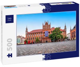 Lais Puzzle - Gotische Fassade des Alten Rathauses von Torun auf dem Alten Markt, Polen - 500 Teile