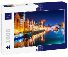 Lais Puzzle - Nachtansicht der Altstadt von Gdansk, Polen - 1.000 Teile