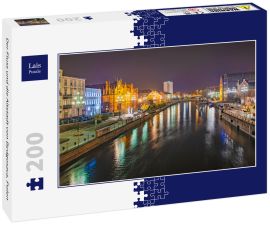 Lais Puzzle - Der Fluss und die Altstadt von Bydgoszcz, Polen - 200 Teile