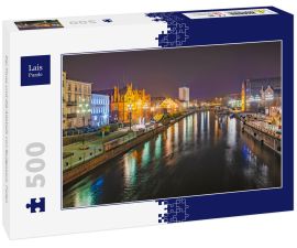 Lais Puzzle - Der Fluss und die Altstadt von Bydgoszcz, Polen - 500 Teile