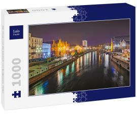 Lais Puzzle - Der Fluss und die Altstadt von Bydgoszcz, Polen - 1.000 Teile