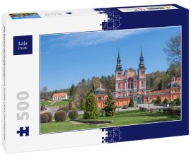 Lais Puzzle - die bekannte Wallfahrtskirche Swieta Lipka (Heiligelinde) in Ermland-Masuren, Polen - 500 Teile