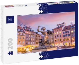 Lais Puzzle - Skulptur der Warschauer Meerjungfrau auf dem Altstädter Markt - 200 Teile