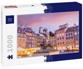 Lais Puzzle - Skulptur der Warschauer Meerjungfrau auf dem Altstädter Markt - 1.000 Teile