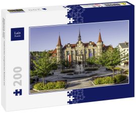 Lais Puzzle - Walbrzych, Polen - malerisches neugotisches Rathaus am Magistracki-Platz - 200 Teile