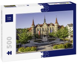 Lais Puzzle - Walbrzych, Polen - malerisches neugotisches Rathaus am Magistracki-Platz - 500 Teile