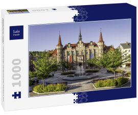 Lais Puzzle - Walbrzych, Polen - malerisches neugotisches Rathaus am Magistracki-Platz - 1.000 Teile