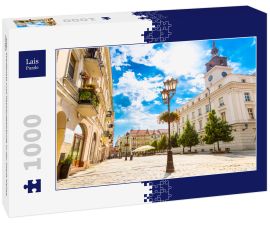Lais Puzzle - Alter Stadtplatz und Rathausgebäude in der Stadt Kalisz, Polen - 1.000 Teile