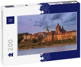Lais Puzzle - Blick über die Weichsel zur Altstadt von Grudiadz (deutsch Graudenz), Kujawien-Pommern, Polen - 200 Teile