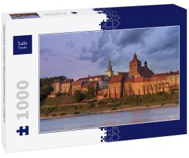 Lais Puzzle - Blick über die Weichsel zur Altstadt von Grudiadz (deutsch Graudenz), Kujawien-Pommern, Polen - 1.000 Teile