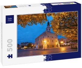 Lais Puzzle - Rathaus von Leszno am Abend - 500 Teile
