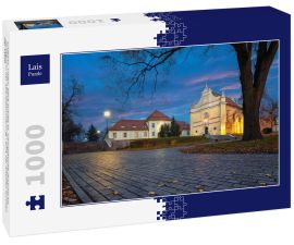 Lais Puzzle - Gniezno, Polen. Blick auf die St. Georgskirche (Kosciol sw. Jerzego) in der Abenddämmerung - eine der ältesten Kirchen der Stadt - 1.000 Teile