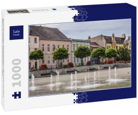 Lais Puzzle - Brunnen auf dem Freiheitsplatz in der Stadt Czarnkow, Region Großpolen (Wielkopolska), Polen - 1.000 Teile