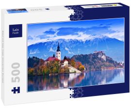 Lais Puzzle - Bled mit See, Insel, Slowenien, Europa - 500 Teile