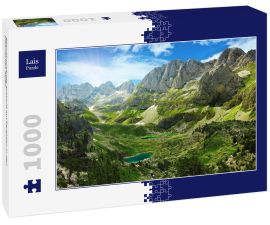 Lais Puzzle - Beeindruckende Aussicht auf Bergseen in den albanischen Alpen - 1.000 Teile