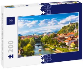 Lais Puzzle - Panorama von Ljubljana, Slowenien, Europa - 200 Teile