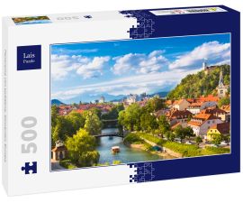 Lais Puzzle - Panorama von Ljubljana, Slowenien, Europa - 500 Teile