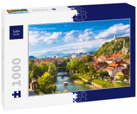Lais Puzzle - Panorama von Ljubljana, Slowenien, Europa - 1.000 Teile