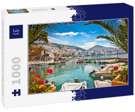 Lais Puzzle - Hafen der Stadt Saranda am Ionischen Meer, Albanien - 1.000 Teile