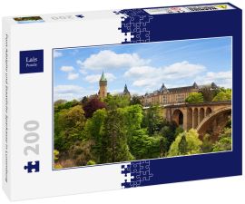Lais Puzzle - Pont Adolphe und Staatliche Sparkasse in Luxemburg - 200 Teile