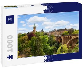 Lais Puzzle - Pont Adolphe und Staatliche Sparkasse in Luxemburg - 1.000 Teile