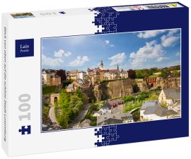 Lais Puzzle - Blick von oben auf die schöne Stadt Luxemburg - 100 Teile