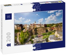 Lais Puzzle - Blick von oben auf die schöne Stadt Luxemburg - 200 Teile
