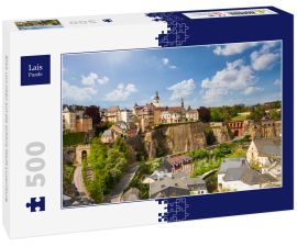 Lais Puzzle - Blick von oben auf die schöne Stadt Luxemburg - 500 Teile