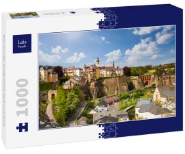 Lais Puzzle - Blick von oben auf die schöne Stadt Luxemburg - 1.000 Teile