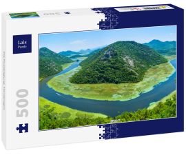 Lais Puzzle - Die Flussbiegung, Montenegro - 500 Teile