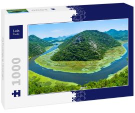 Lais Puzzle - Die Flussbiegung, Montenegro - 1.000 Teile