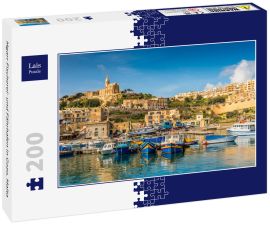Lais Puzzle - Mgarr Fischerei- und Fährhafen in Gozo, Malta - 200 Teile