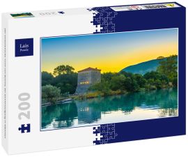 Lais Puzzle - Der venezianische Turm von Butrint, bei Sonnenaufgang in Albanien - 200 Teile