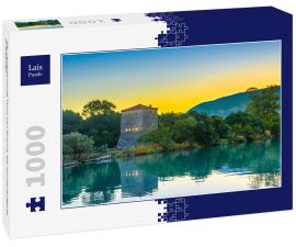 Lais Puzzle - Der venezianische Turm von Butrint, bei Sonnenaufgang in Albanien - 1.000 Teile