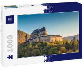 Lais Puzzle - Mittelalterliche Burg Vianden, gebaut auf dem Berg in Luxemburg - 1.000 Teile