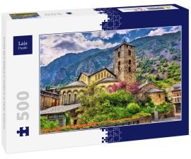 Lais Puzzle - Kirche Sant Esteve in Andorra la Vella, Andorra - 500 Teile