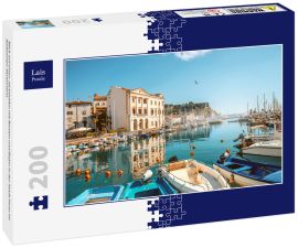 Lais Puzzle - Blick auf einen Jachthafen mit Booten und Bojen in der Stadt Piran im Südwesten Sloweniens - 200 Teile