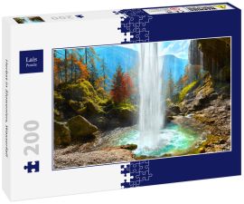 Lais Puzzle - Herbst in Slowenien, Wasserfall - 200 Teile