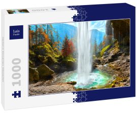 Lais Puzzle - Herbst in Slowenien, Wasserfall - 1.000 Teile