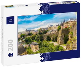 Lais Puzzle - Panorama-Stadtbild von Luxemburg - 200 Teile