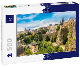 Lais Puzzle - Panorama-Stadtbild von Luxemburg - 500 Teile
