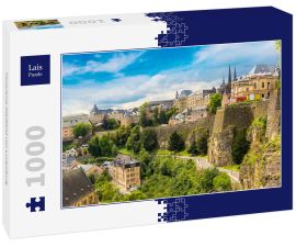 Lais Puzzle - Panorama-Stadtbild von Luxemburg - 1.000 Teile